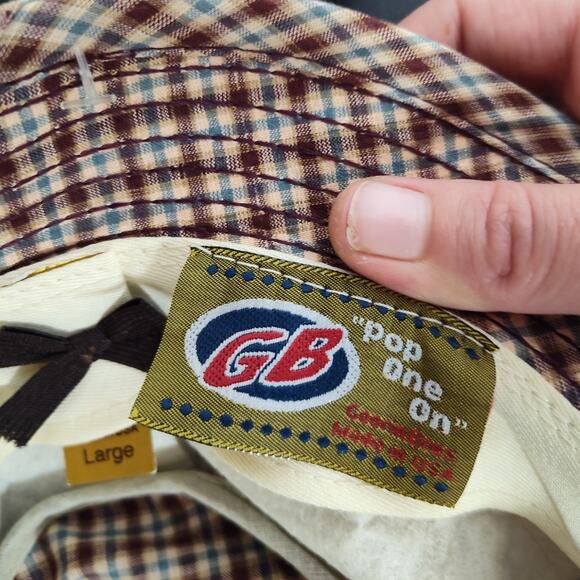 NWT Goorin Bros Plaid Bucket Hat size L USA main image 6